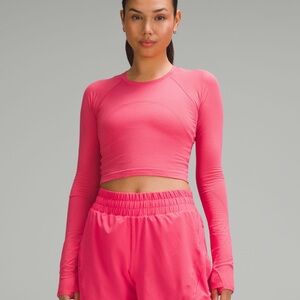 NWT Lululemon glaze pink top size 2
